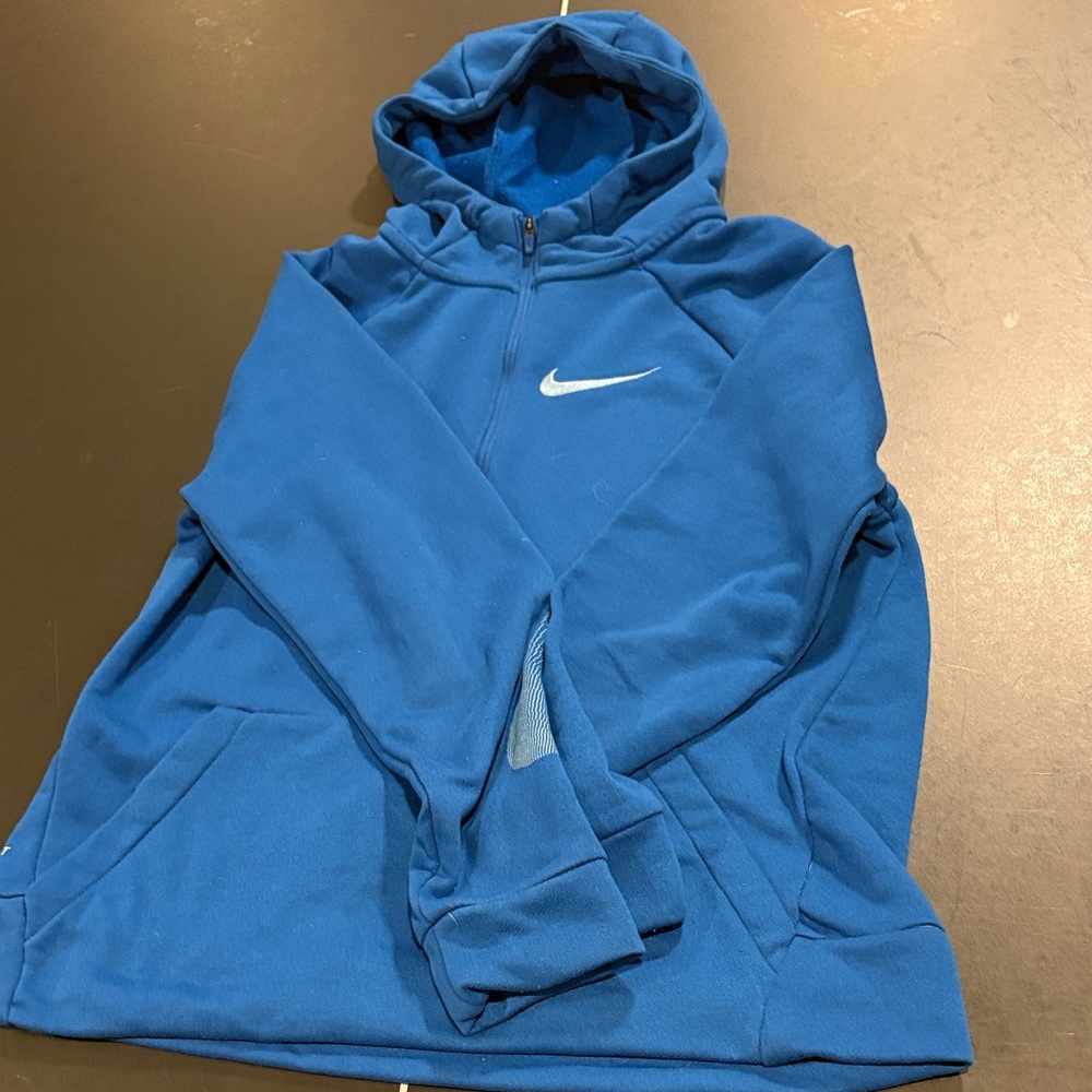 Nike Kids Royal Blue Pullover Hoodie - Picture 5 of 11